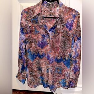 Robert Graham size XS (feels like Small /Medium) never worn. Perfect condition
